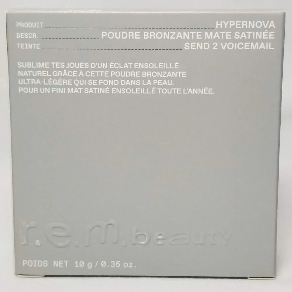 R.E.M. Beauty - Hypernova Satin Matte Bronzer - Send 2 Voicemail
